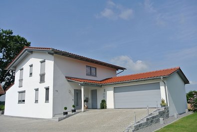 Fertiges Holzhaus in Niederwinkling, Zimmerei Wartner