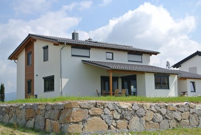 Holzhaus in Holzständerbauweise in Stallwang im Vorwald