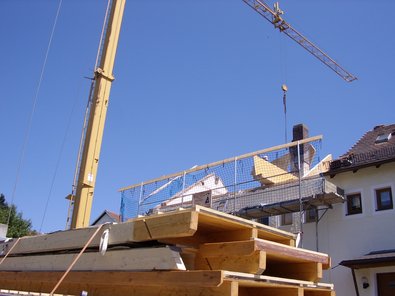 Dachsanierung mit Dämmung in Steinach bei Straubing, Zimmerei Wartner